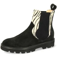 Botki damskie - Melvin & Hamilton Botki damskie Sally 113, czarny, 39 EU Schmal - miniaturka - grafika 1