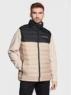 Kamizelki męskie - Columbia Kamizelka Powder Lite 1748031 Beżowy Regular Fit - miniaturka - grafika 1
