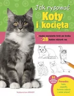 Książki edukacyjne - Jak rysować koty i kocięta - ROBBIN CUDDY - miniaturka - grafika 1