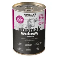 Mokra karma dla psów - UNISZKI Unismak Wołowina 410g - miniaturka - grafika 1