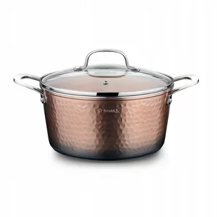 Garnek Z Pokrywą Starke Pro Glossy Copper 24Cm 4,4 - Garnki - miniaturka - grafika 1