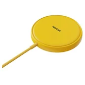 Ładowarki do telefonów - WEKOME WP-U166 Tint Series - Ładowarka indukcyjna MagSafe 15W (Żółty) - miniaturka - grafika 1