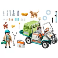 Zabawki konstrukcyjne - PLAYMOBIL Zoo-Tierarzt mit Fahrzeug, Zabawki konstrukcyjne - miniaturka - grafika 1