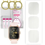 Akcesoria do smartwatchy - 3x Folia hydrożelowa MATOWA do Garett GRC Activity 2 - apgo Smartwatch Hydrogel MATTE Protection Ochrona na ekran smartwatcha - miniaturka - grafika 1