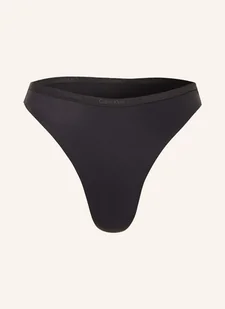 Calvin Klein Stringi Perfectly Fit schwarz - Majtki damskie - miniaturka - grafika 1