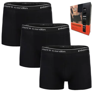 PIERRE CARDIN BOXER bokserki męskie bawełniane sportowe 3-PAK - XXL - Majtki męskie - miniaturka - grafika 1