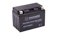 Akumulatory motocyklowe - Akumulator AGM (Gel) MTZ14S 12V 11,2Ah Moretti - miniaturka - grafika 1