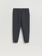 Spodnie sportowe męskie - Reserved - Spodnie dresowe slim fit - ciemnoszary - miniaturka - grafika 1