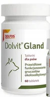 Suplementy i witaminy dla psów - Dolfos Dolvit GLAND 60 tab Gruczoły Okołoodbytowe - miniaturka - grafika 1