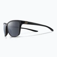 Okulary przeciwsłoneczne - Okulary przeciwsłoneczne damskie Nike City Icon matte black/dark grey - miniaturka - grafika 1