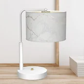 Lampy stojące - Milagro Lampka nocna SENSO White/Gold 1xE27 MLP7310 - miniaturka - grafika 1