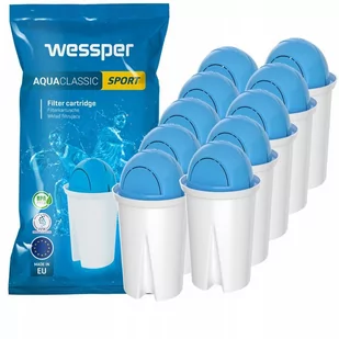 10X Wessper Aquaclassic Sport- Filtr/Wkład Do Dzbanków: Brita, Aquaphor, Wessper, Dafi (Zamiennik) - Wkłady filtrujące - miniaturka - grafika 1