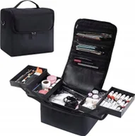 Kosmetyczki, organizery i kuferki - Korbi KUFEREK KOSMETYCZKA KUFER TORBA ORGANIZER KOSMETYKI POJEMNY XL - miniaturka - grafika 1