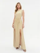 Sukienki - Rinascimento Sukienka wieczorowa CFC0115306003 Złoty Regular Fit - miniaturka - grafika 1