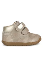 Buty dla dziewczynek - Geox Trzewiki B Macchia Girl B164PC 07722 C9006 Szary - miniaturka - grafika 1