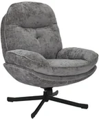 Fotele - Fotel tapicerowany HARPER szary - miniaturka - grafika 1