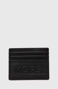 Michael Kors etui na karty skórzane kolor czarny 39T4LHDD2O - Portfele - miniaturka - grafika 1