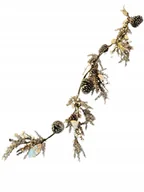 Ozdoby bożonarodzeniowe - GIRLANDA DUŻA DEKORACJA ŚWIĄTECZNA OZDOBA NA BOŻENARODZENIE SZYSZKA 150CM - miniaturka - grafika 1