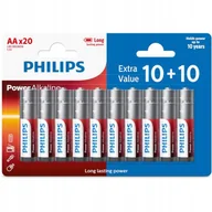 Baterie i akcesoria - Philips LR6/AA elementai, 20 vnt - miniaturka - grafika 1