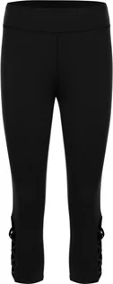 Spodnie sportowe damskie - super.natural super.natural Motion Criss Cross Spodnie Kobiety, czarny S 2019 Legginsy i spodnie treningowe SNW010740-0015-S - grafika 1