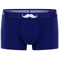 Majtki męskie - COMFYBALLS Bokserki REGULAR COTTON blue mustache - miniaturka - grafika 1
