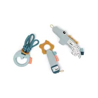 Gryzaki dla dzieci - Done by Deer Done by Deer Zestaw Prezentowy z Grzechotkami Blue blueocean-36088-0 - miniaturka - grafika 1