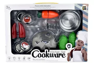 Pro Kids Zestaw kuchenny metalowy 2 - Pro Kids - Zabawki AGD - miniaturka - grafika 1