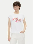 Koszulki i topy damskie - Pepe Jeans T-Shirt Rosalie PL506033 Biały Regular Fit - miniaturka - grafika 1