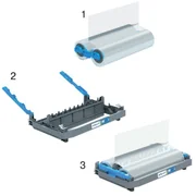 Waytex Lamineerapparaat A4 A5 A6 A7 compact en snel met 50 A4 hoezen Waytex Lamineerapparaat A4 A5 A6 A7 compact en snel met 50 A4 hoezen
