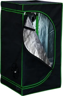 Mucola Szklarnia Namiot Roślinny Growbox Namiot Hodowlany Namiot Ciemnia Zimna Rama Czarny Zielony - 40x40x120cm - Szklarnie ogrodowe - miniaturka - grafika 1