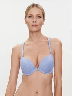 Guess Biustonosz push-up Edytha O3BC17 KBXA0 Niebieski - Biustonosze - miniaturka - grafika 1