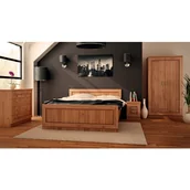 Meble do sypialni - Komplet mebli do sypialni w dekorze dąb stuletni R9-Z89 - miniaturka - grafika 1