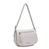 Torebki damskie - Torebka Damska Listonoszka LUIGISANTO na Ramię Beżowa Skróra Ekologiczna - miniaturka - grafika 1