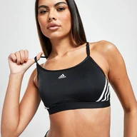 Bielizna sportowa damska - ADIDAS\ 3 STRIPES SPORTS BRA CZARNY HC7862 - Adidas Performance - miniaturka - grafika 1