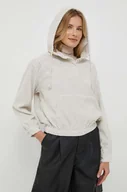 Bluzy damskie - Pepe Jeans bluza BONNIE damska kolor beżowy z kapturem gładka - miniaturka - grafika 1