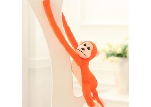 Maskotka Pluszowa Małpka z Dźwiękiem Pomarańczowa 80 cm - Maskotki i pluszaki - miniaturka - grafika 1