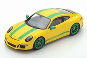 Samochody i pojazdy dla dzieci - Spark Model Porsche 911 R 2017 Yellow 1:43 S4957 - miniaturka - grafika 1