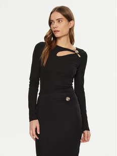 Guess Bluzka W5RP12 KAQL2 Czarny Regular Fit - Bluzki damskie - miniaturka - grafika 1
