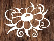 Zabawki kreatywne - Kwiat- wycinanka z kartonu - miniaturka - grafika 1