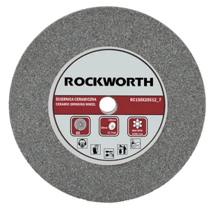 ROCKWORTH Tarcza ścierna do ceramiki 150x20x12.7 mm - Tarcze do pił - miniaturka - grafika 1