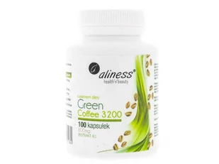 aliness Zielona kawa Green Cofee 3200 100 kapsułek 5902596935184 - Suplementy diety - miniaturka - grafika 1