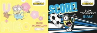 Blok techniczny A4/10K biały Minionki - Beniamin - Szkolne artykuły papiernicze - miniaturka - grafika 1