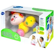 Zabawki interaktywne dla dzieci - Gsieniczka Interaktywna jedzca kolorowa ZA1188 - miniaturka - grafika 1