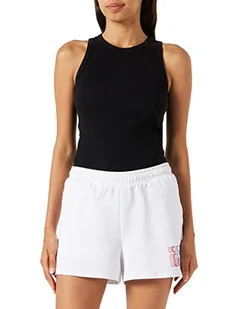 FILA Damskie szorty Sostena Graphic Logo, Bright White, XS - Spodenki damskie - miniaturka - grafika 1