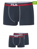 Majtki męskie - Fila Bokserki (2 pary) w kolorze granatowym - miniaturka - grafika 1
