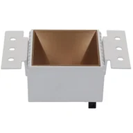 Lampy sufitowe - Oprawa podtynkowa Share DL051-01-GU10-SQ-WMG biała złota - miniaturka - grafika 1