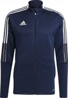 Bluzy męskie - Adidas Bluza męska adidas Tiro 21 Track granatowa GH4474 S - miniaturka - grafika 1