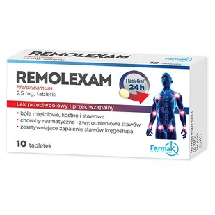 Remolexam 7,5mg x10 tabletek - Stawy, mięśnie, kości - miniaturka - grafika 1