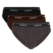 Majtki męskie - 3-PACK Slipy męskie Rib Atlantic-M - miniaturka - grafika 1