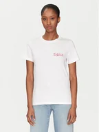 Koszulki i topy damskie - Marella T-Shirt Caucaso 2513971054 Biały Regular Fit - miniaturka - grafika 1